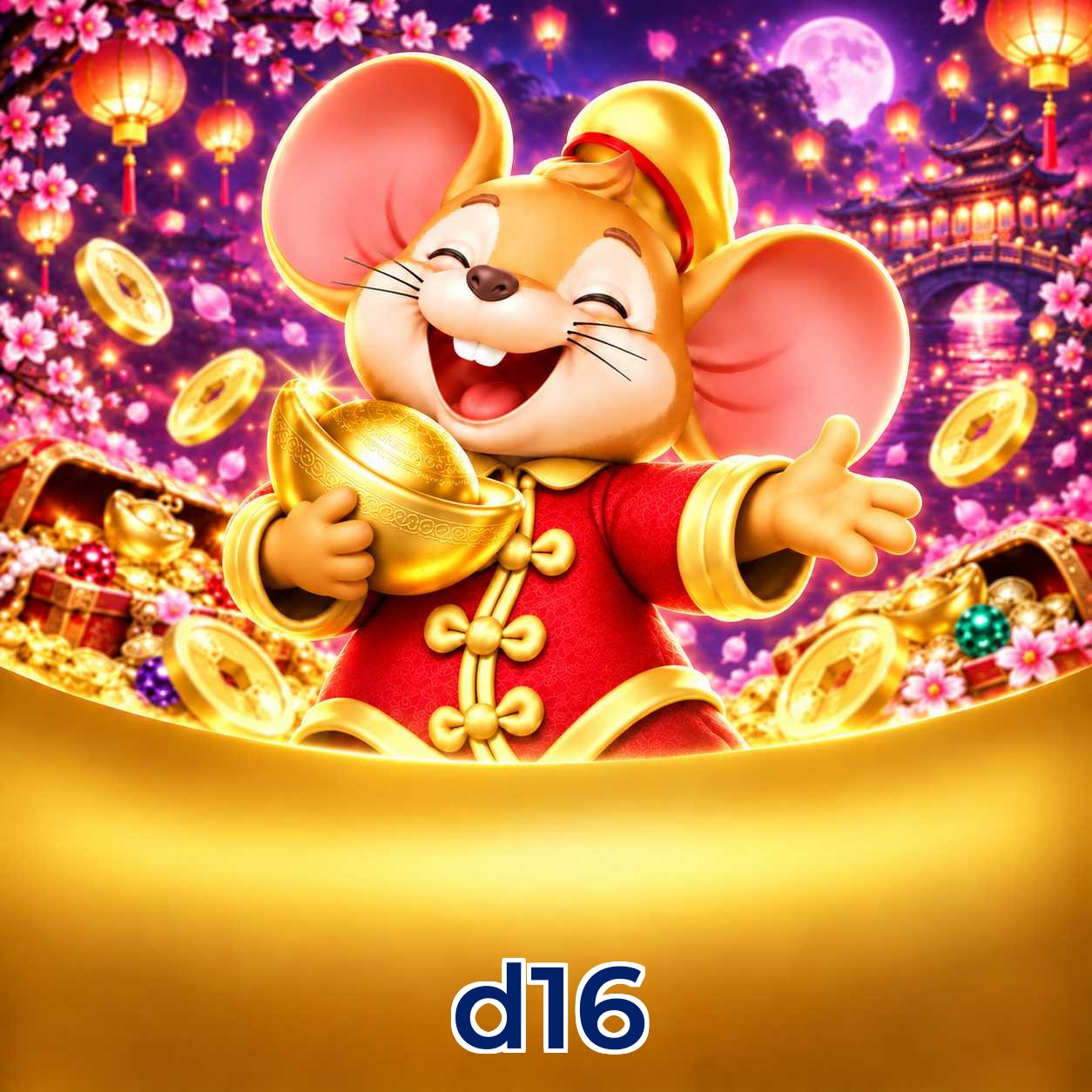Catálogo de slots da d16 com RTP médio de 96,52%